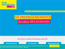 Tablet Screenshot of fdp-duew.de